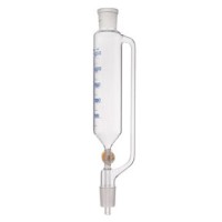 Воронка капельная цилиндрическая Rettberg 50 мл, NS29/32, с градуировкой, с противодавлением, стеклянный кран, стекло