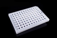 Планшеты для ПЦР, 96-луночные, с полуюбкой, бесцветные, полипропилен, Nest, Китай (аналоги арт. AB1400L, Thermo FS; арт. AB1400, Thermo FS; арт 60-0056, Китай; арт. PCR-9602-HS, Китай; арт. HSS9601, Bio-Rad)