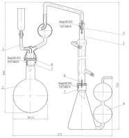 Установка для отгонки аммиака ГОСТ 2081-2010 эскиз 1-207