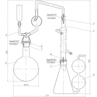 Установка для отгонки аммиака ГОСТ 2081-2010 эскиз 1-207