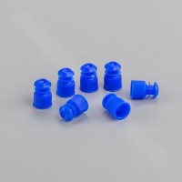 Пробка для пробирок 12 мм, п/эт, голубая, уп. 1000 шт, ТУ 9464-015-29508133-2014