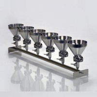 Ячейка фильтровальная с 3-мя воронками из н/ст V 500 мл под фильтр Ø35 мм