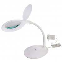 Лупа 8611 3D (3 дптр, 127мм) настольная с подсветкой LED