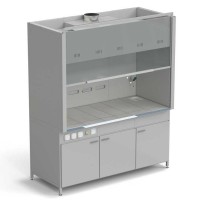 Шкаф вытяжной с подводом воды 1800х900х2145 мм, раб. поверхность - КЕРАМИКА