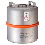 Контейнер для сбора ЛВЖ Rötzmeier 10S, с центрированной горловиной 2&quot;, 10 л, нержавеющая сталь