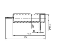 Кювета проточная ВР69.10.270-01 (для МАРК-602МП, МАРК-602Т)