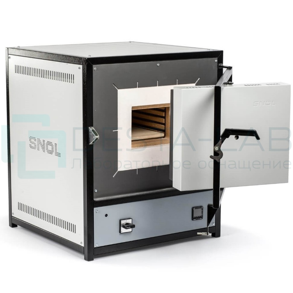 SNOL 15/1100 универсальная лабораторная электропечь с керамической камерой (электронный терморегулятор)