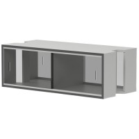 Полка встраиваемая застекленная ЛАБ-PRO ПВОМ 87.40.30