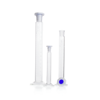 Цилиндр мерный, 25 мл, класс В, ц.д. 0,5 мл, БС, шлиф 14/23, линейная градуировка, шестигранное основание, 2 шт./уп., Duran (DWK)