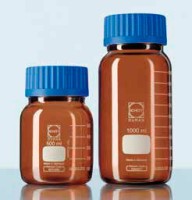 Бутыль DURAN Group 5000 мл, GLS80, широкогорлая, с крышкой и сливным кольцом, коричневое стекло