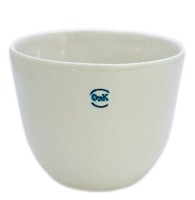 Тигель низкий фарфоровый № 6, 125 мл., 75х38х57 мм.