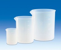 Стакан мерный VITLAB 500 мл, рельефная шкала, PFA