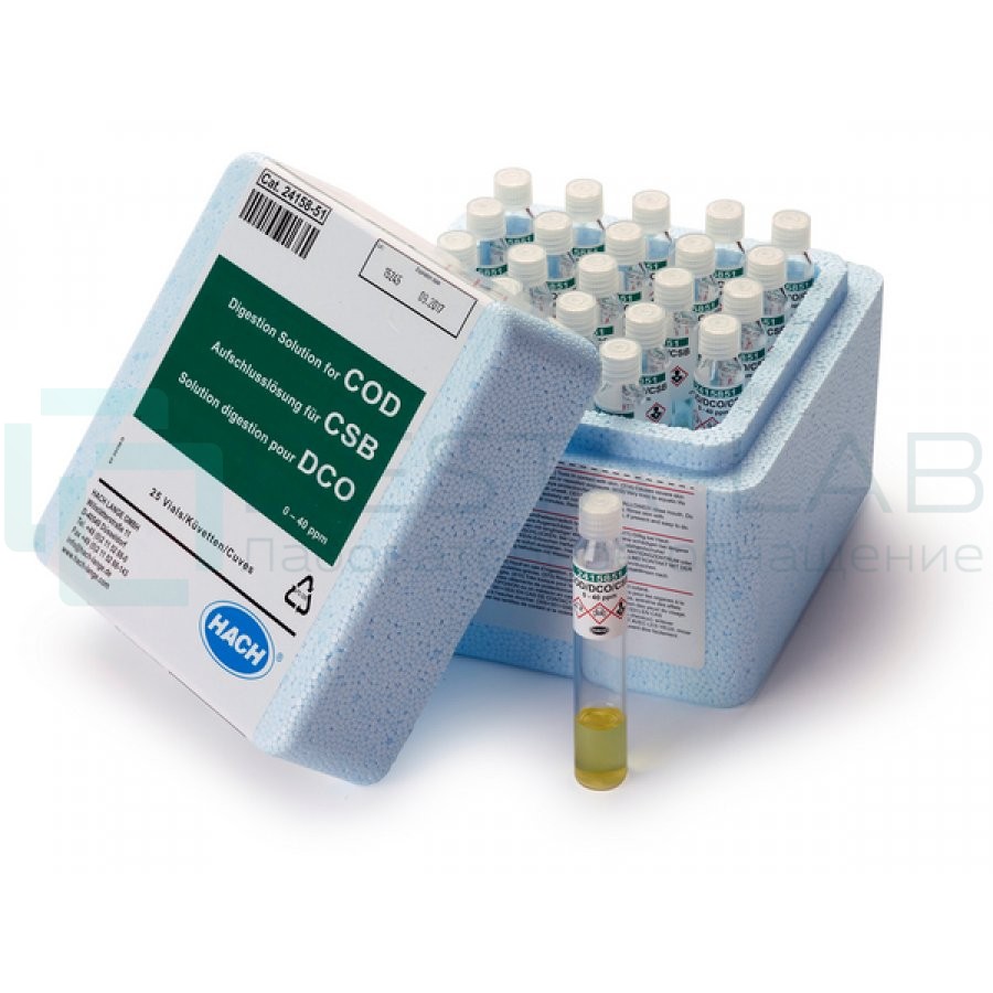 Реагенты Hach 2415851 на ХПК (O2), 25 шт.