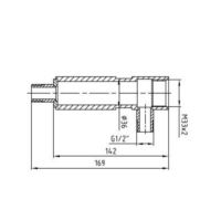 Кювета проточная ВР69.10.210-01 (для МАРК-602МП, МАРК-602Т)