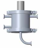 Ячейка проточная для Q2000, металлическая, Qsonica