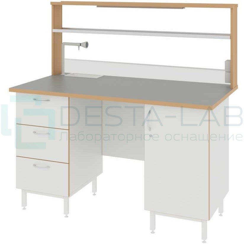 Стол пристенный ЛАБ-1500 ПТМ (TRESPA)
