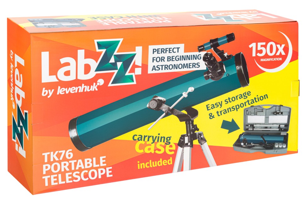 Телескоп Levenhuk LabZZ TK76 с кейсом