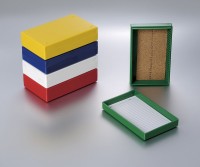 Планшет для хранения и архивирования микропрепаратов, на 25 стекол, подложка, АБС-пластик, Китай (аналоги арт. 41-5025, Biologix, Китай; арт. 13081, Nuova Aptaca)