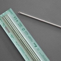 Петля ректальная прямая цельнометаллическая алюминиевый сплав, уп. 5 шт, Бактер (BR-001)