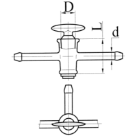 Кран 3-х ходовой К3Х-1-40-4,0 ТС, эскиз 4-15