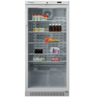 Холодильник фармацевтический ХФ-250-5 ПОЗиС (250 л) со стеклянной дверью и блоком управления БУ-М01