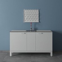 Мойка лабораторная ЛК-1500 СМС (1 раковина, 1 смеситель)