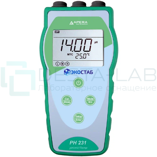 Портативный pH-метр ЭКОСТАБ PH231-00 (без рН электрода)