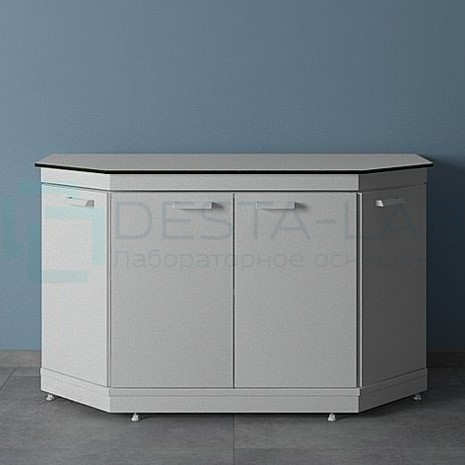 Стол торцевой ЛК-1500 СМС-Д (корпус-полипропилен Lab HPL)