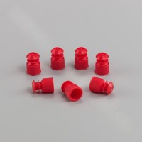 Пробка для пробирок 12 мм, п/эт, красная, уп. 1000 шт, ТУ 9464-015-29508133-2014