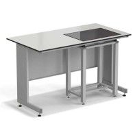 Стол весовой с приставкой ЭКРОС 1500х800х900 мм, весовой стол справа, раб. поверхность - LABGRADE