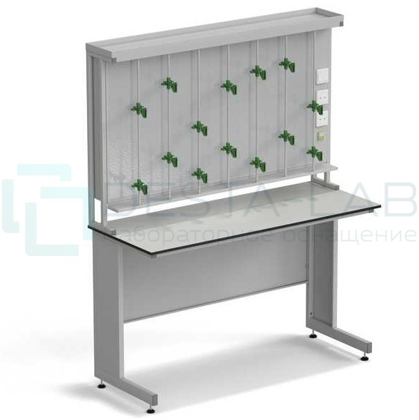 Стол титровальный ЭКРОС 1500х600х900/1885 мм, раб. поверхность - LABGRADE