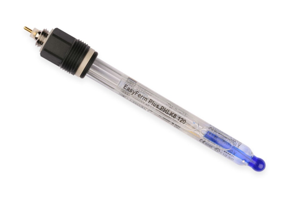 pH-электрод EasyFerm Plus HB K8 425 комбинированный, без термодатчика, стеклянный, 0...14 pH, Hamilton