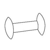 Магнитные перемешивающие элементы, тефлон, форма косточки, 35x8x20 мм, 5 шт., Ikaflon 37 Set, IKA