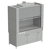 Шкаф вытяжной с коконом из стеклопластика без воды с электрикой 1800х820х2240 мм, раб. поверхность - LABGRADE