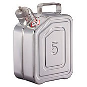 Канистра для ЛВЖ Rötzmeier 05KK, с завинчивающейся крышкой, 5 л, нержавеющая сталь