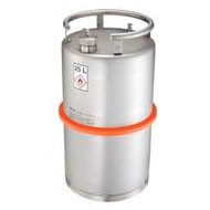 Контейнер для транспортировки ЛВЖ Rötzmeier 25TZ, с завинчивающейся крышкой, 25 л, с допуском ООН, нержавеющая сталь