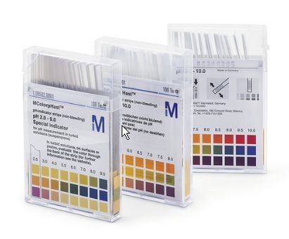 Индикаторная бумага pH 2-9, шаг 0,5, индивидуально упакованные, Merck (Millipore)