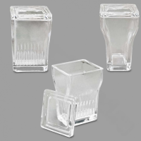 Емкость стеклянная 50*52*86 мм., на 9 стекол вертикально