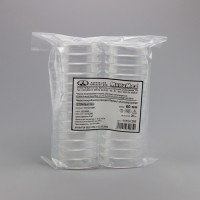 Чашка микробиологическая (Петри) полимерная Ø 60 мм стерильная по ТУ 32.50.50-033-29508133-2019, п/с, уп. 26 шт