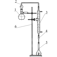 Прибор для перегонки спирта 500 мл cо штативом