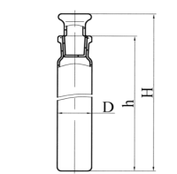 Пробирка с пробкой ГФ 6.451.454-01