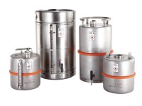 Защитный контейнер Burkle из нержавеющей стали для хранения и транспортировки ЛВЖ 25 литров