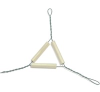 Треугольник фарфоровый 43х8х4