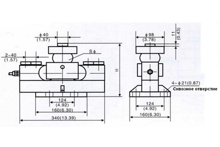 Zemic HM9B-C3-20t-16B - Тензодатчики