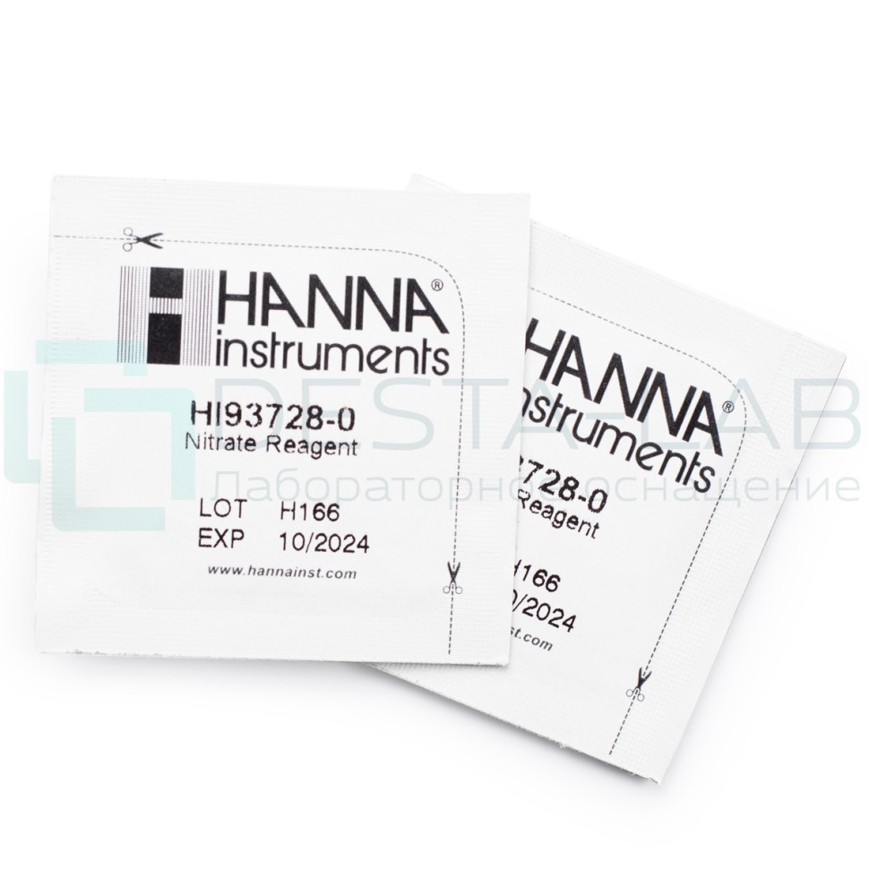 Реагенты HI 93728-03 на нитрат, 0.0-30.0 мг/л, 300 тестов