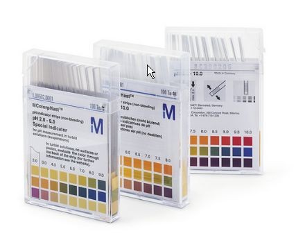 Индикаторная бумага pH 5-10, шаг 0,5, Merck (Millipore)