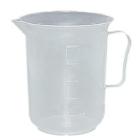 Стакан 250 мл. с носиком и ручкой градуированный, п/п