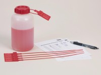 Предохранительная пломба Burkle 290х2 мм, красная, 100 шт/упак