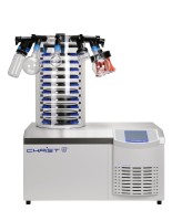 Лиофильная сушка Martin Christ Beta 1-8 LSCplus, комплект с 10 полками Ø200 мм и резиновыми кранами