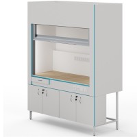 Вытяжной шкаф со столешницей из керамогранитной плитки ШВ НВК 1800 КГ